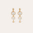 Pendientes Silène « small size  » - Nácar blanco