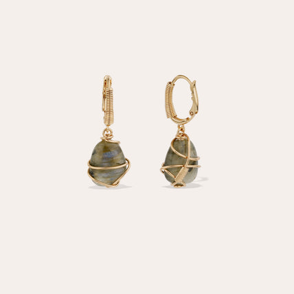 Tao Rainbow Earrings - Labradorite