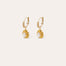Boucles d'oreilles Tao Splash - Nacre blanche