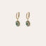 Tao Splash Earrings - Malachite