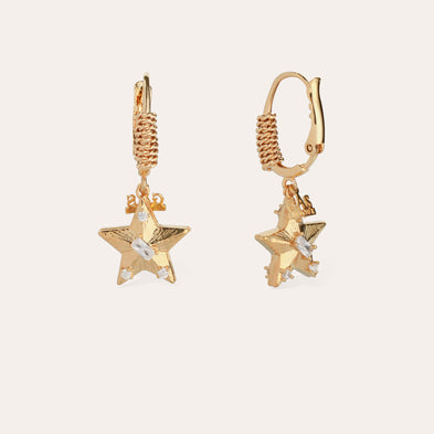 Boucles d'oreilles Tao Stella strass