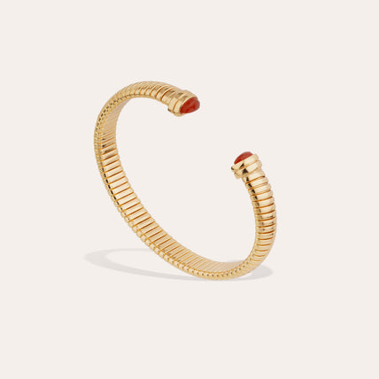 Antigone Bangle Bracelet - Carnelian