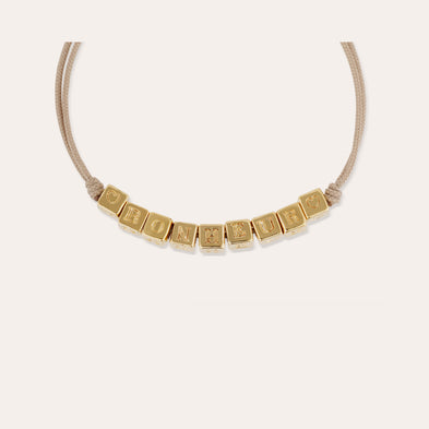 Gold "Happiness" Bracelet