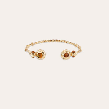 Bracelet jonc Amarante torsade mini
