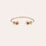 Bracelet jonc Amarante torsade mini
