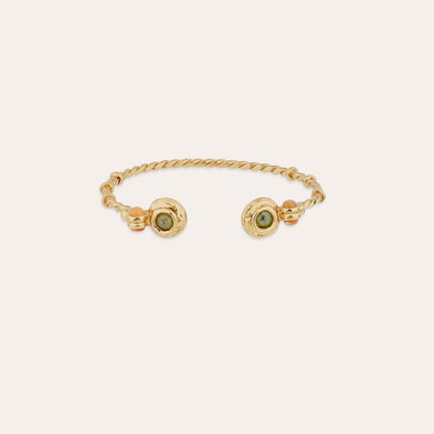 Bracelet jonc Amarante torsade mini