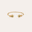 Bracelet jonc Amarante torsade mini