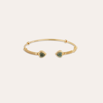 Bracelet jonc Duality Amore - Jaspe Kambaba