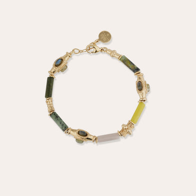 Bracelet Kali - Labradorite & Véssonite