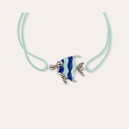 Pulsera tipo eslabón «Angelfish» plateada