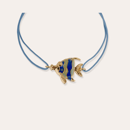 Bracelet lien Angelfish émail