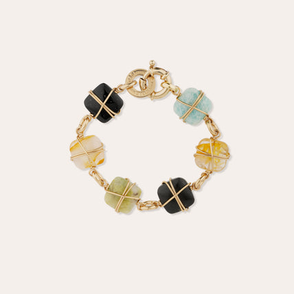 Bracelet Rainbow Square multi petit modèle - Vésonite