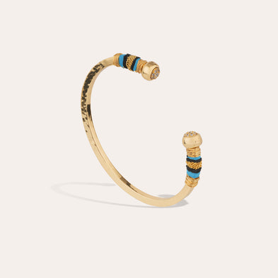 Bracelet Sari strass doré