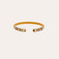 Bracelet Sari acétate - Orange - Oeil de tigre
