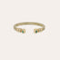 Bracelet Sarina acétate - Malachite