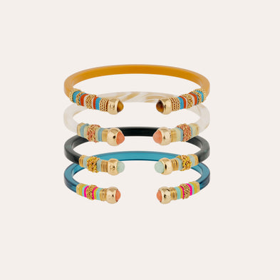 Votre bracelet Sari offert acétate doré (couleur aléatoire)