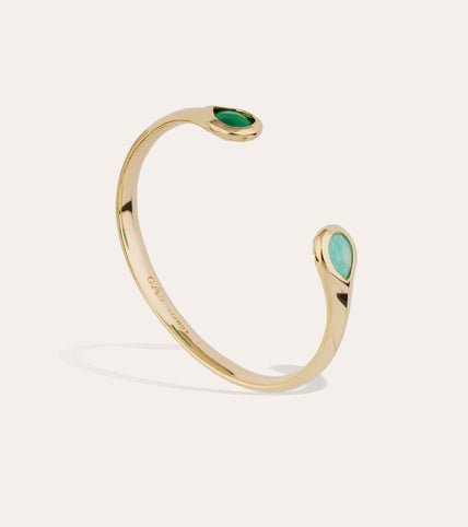 Gold Saint Germain Bracelet - Amazonite