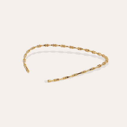 Collier Bambou doré