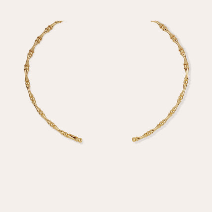 Collier Bambou doré