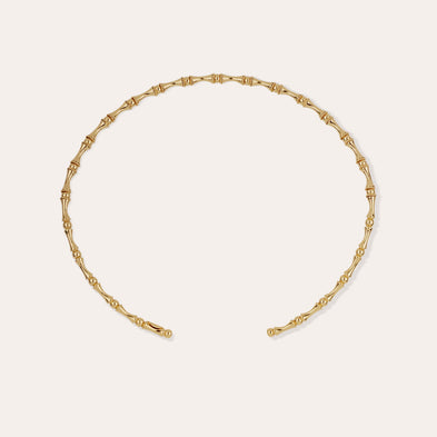 Collier Bambou doré