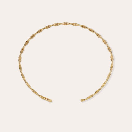 Collier Bambou doré
