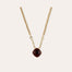 Billy Gold Necklace - Red Calcite