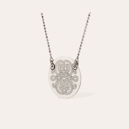 Collier Diva petit modèle argenté