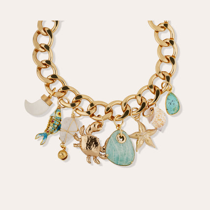 Collier Maille Fada - Amazonite - Edition limitée