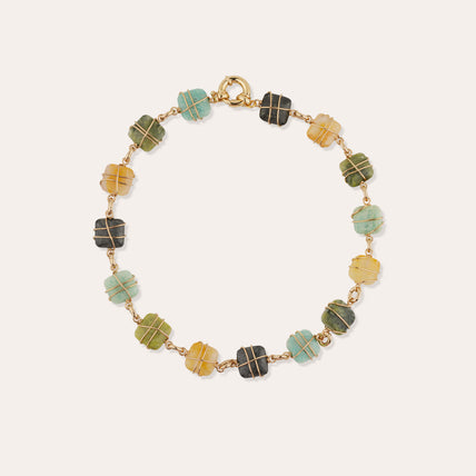Rainbow Square Necklace, Small - Vésonite
