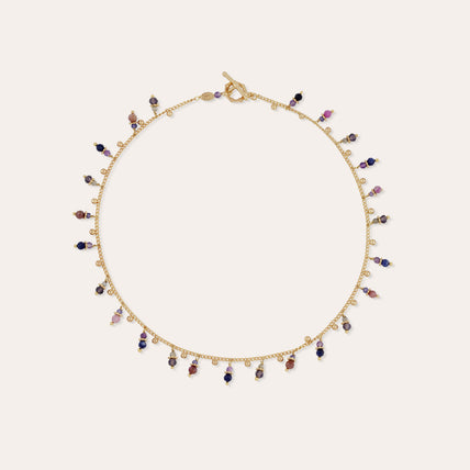 Collier Tangerine - Améthyste & Rhodonite