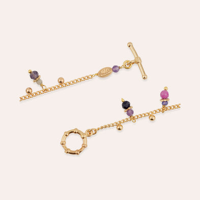 Collier Tangerine - Améthyste & Rhodonite