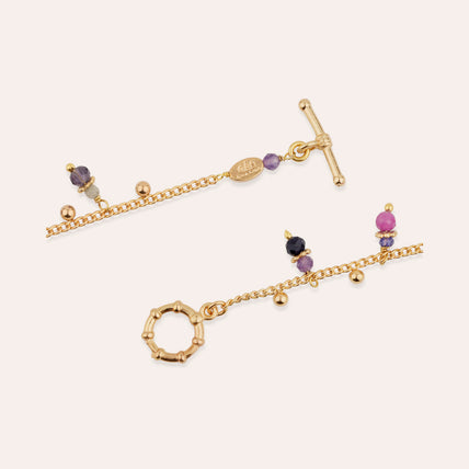 Collier Tangerine - Améthyste & Rhodonite