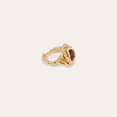 Anillo Atika - Madera silicificada