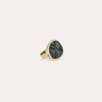 Aura Mini Ring - Kambaba Jasper