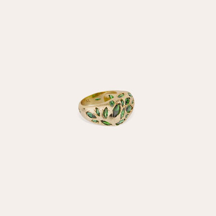 Anillo Prisma con pedrería