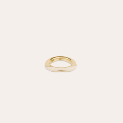 Bague Selva Vague acétate - Ivoire