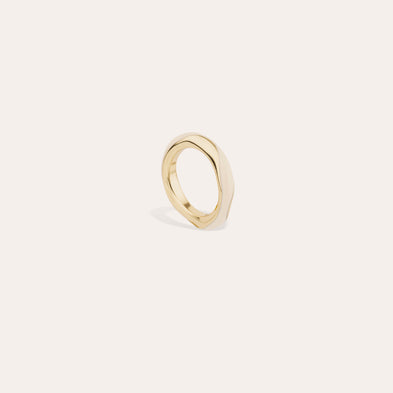 Bague Selva Vague acétate - Ivoire