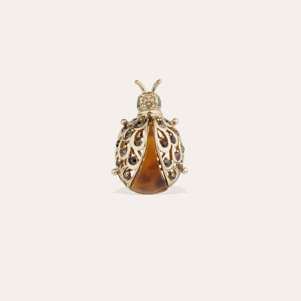 Broche coccinelle grand modèle