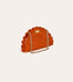 Sac pochette Sun mini raphia - Orange