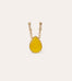 Pendentif serti - Calcite jaune