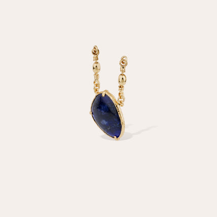 Pendentif serti doré - Saphir