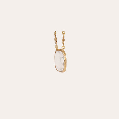 Pendentif Serti doré - Cristal