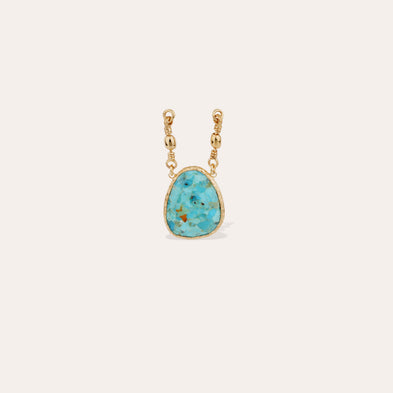 Pendentif Serti - Turquoise