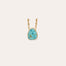 Pendentif Serti - Turquoise