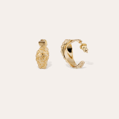 Almara small earrings in gold 