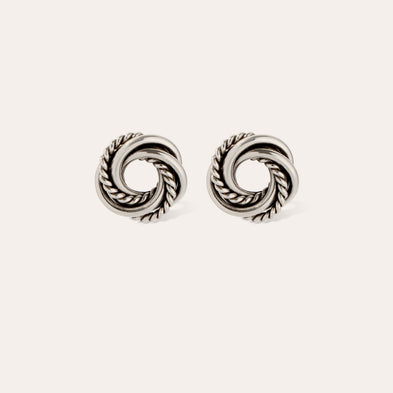 Boucles d'oreilles puce Atika argentées