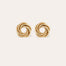 Atika gold stud earrings
