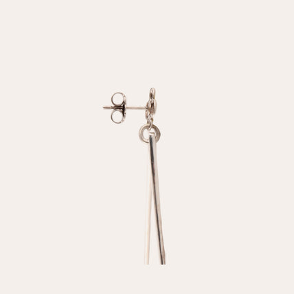 Bibi mini silver earrings