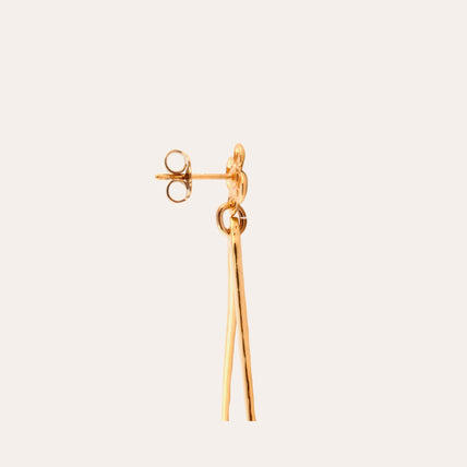 Bibi mini gold earrings