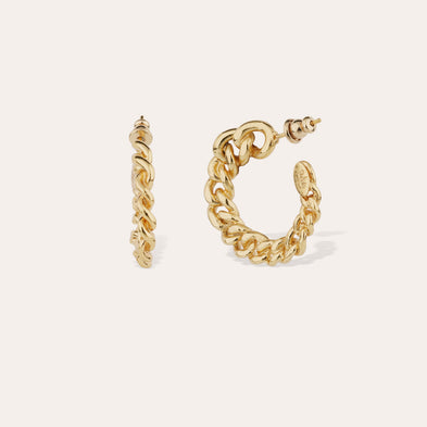 Boucles d'oreilles créoles Bronxy dorées